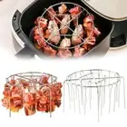 Stainless Steel Grill Rack 12/24 String Skewer Holder New Baking Needle