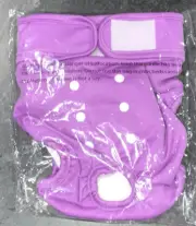 Wegreeco Washable Male/Female Reusable Premium Dog Diaper Large (Sealed Package)