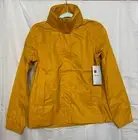 Swiss Tech Women's Water Resistant Insulated Rain Jacket Medium 8/10 Yellow