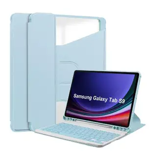 【SJ&J】三星 SAMSUNG Galaxy Tab S9 X710 X716 11吋 平板保護套 皮套(360度旋轉 筆槽設計 可放無線鍵盤)