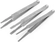 Camrusic 3Pcs Terminal Removal Tool Kit, Metal Terminal Cleaner Set Electrical System Tools for Small Electrical Spade Pin Connector