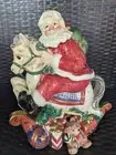 Fitz & Floyd "Santa's List" Christmas Cookie Jar - NEW - IN BOX