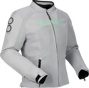 Bering Zao, textile jacket waterproof women , color: Grey/Green , size: T6