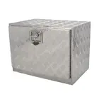 24"x17"x18" Aluminum Pickup Truck Underbody Bed Tool Box Trailer Storage Silver