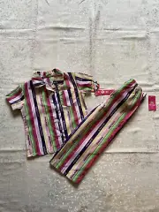 NWT Paul Frank Monkey Girls 2PC Pajamas Sleepwear 4T