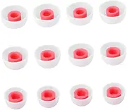 [ALXCD] Ear Tips for Jabra Elite 65t Headphone, 6 Pairs Replacement Silicone Earbud Tips, Fit for Jabra Elite Active 65t, S/M/L, White, 6 Pairs