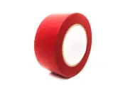 Bertech Safety Warning Floor Tape, Red, 2 Inches Wide x 108 Feet Long, 5 Mil