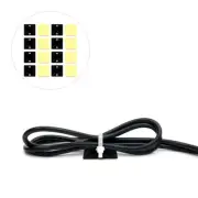 100pcs Wire Tie Mount Zip Tie Mounts Self-adhesive Tie Mount