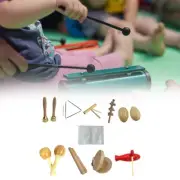 9 Pieces Kids Musical Instruments Set Development Toy Percussion Instruments