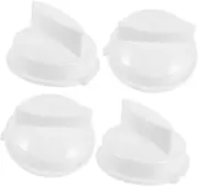 HOMSFOU 4Pcs Microwave Oven Control Knobs Durable Timer Buttons for Easy Use Simple Classic Style Compatible Microwave Oven Accessories