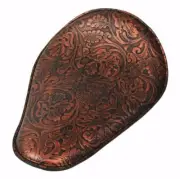 Spring Solo Seat Chopper Bobber Harley Sportster Honda Copper Blk Tool Oak Leaf