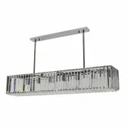 Fiorentino Ros 120 7 Light Crystal Pendant-Chrome