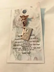 BOOK OF LOVE ANGEL PIN WITH A THOUGHTFUL MESSAGE THE CAT'S MEOW