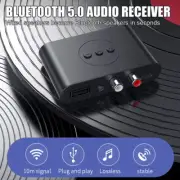 Bluetooth 5.2 Receiver Wireless 3.5mm Jack AUX to 2 RCA Audio Stereo Adapter NFC