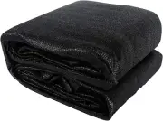 Instahut Shade Sail 280Gsm 5X7M Rectangle - Black