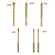 Cross Tile Bits Glass Ceramic Concrete Hole Opener Triangle Drill 5/6/8/10/12mm