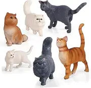 Parliky Artificial Cat Ornament Fake Cat Model for Home Decoration Photo Props for Boys and Girls