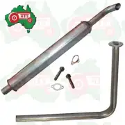 Fits For Massey Ferguson Downswept Exhaust Pipe Muffler TE20 35 135 Petrol