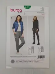 Burda Sewing Pattern 6471 Women's Pants Pattern Size US 8-20 EUR 34-46 NEW