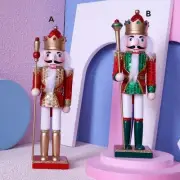 Wooden Christmas Soldier Nutcracker with sequins clothing