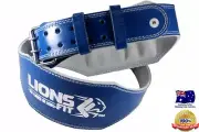 4" WIDE ARTIFICIAL LEATHER BACK SUPPORT WEIGHTLIFTING BELT BODYBUILDING GYM BELT