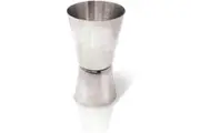 VIN BOUQUET Stainless Steel Jigger Double Ended Shot Measurer in Silver
