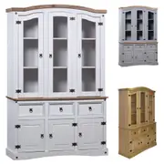 Mexican Pine Buffet & Hutch Corona Range Storage Cabinet Multi Colours vidaXL