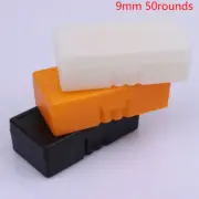 50 Rounds Tactical Ammo Box Bullet Shell Holder Box Cartridge Storage For 9mm