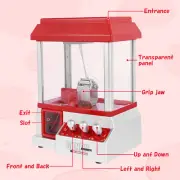 Claw Machine for Kids Mini Candy Grabber Machine with 24 Game Coin FawAa