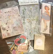 5 PACKS 165+ Bundle Junk Journal Vtg Ephemera Scrapbooking Craft Paper Stickers