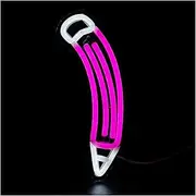 Hanging Art Neon Signs Pencil LED Neon Sign USB Powered Dimmable Decorative Lights for Bedroom Bookstore Library Study Room Decor 24cm×5.5cm