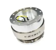 NRG for Quick Release Gen 2.0 - Silver Shiny Body / Brushed Silver Ring