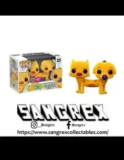 Catdog (Flocked) #221 / Rare Funko Pop! + Hard Stack Protector