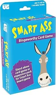 University Games Smart Ass Bingeworthy Tuck Box Card Game from, Perfect for Game Night on The Go for 2 or More Players Ages 12 and Up