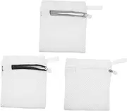 HAPINARY 3pcs Mini Mesh Laundry Bag Bra Underwear Wash Bag for Washing Machine Polyester Material
