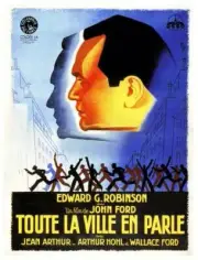The Whole Towns Talking Poster Edward G Robinson Old Movie Photo
