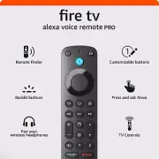 Fire TV Alexa Voice Remote Pro (Newest Model) with Remote Finder, TV Controls, a