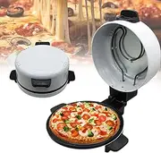 Electric Pizza Oven, 30CM Pizza Maker with Indicator Light Display, 2000W Pancake Maker with Non-Stick Coating, Countertop Pizza Maker for Steak, Bread, Pizza, Bagels,etc