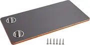 RV Table Top, Solid Wood RV Desktop Table Top with 2 Stainless Steel Cup Holders, 800 X 400mm, Fast Installation, Wood Table Top for RVs, Yachts, Motorhomes, Decks, and Patios