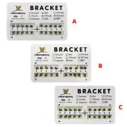Dental Orthodontic Brackets Braces Mini Roth/MBT .022 Hooks 3-4-5 SA
