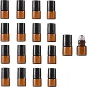 1 ml Glass Roller Bottles 25 Pack Refills Essential Oil Roller Bottles Rose gold Bottles (1 ml)