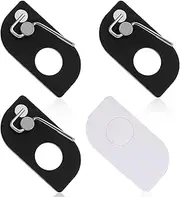 Styquenzer Arrow Rest for Recurve Bow, Archery Magnetic Arrow Rest Recurve Bow Arrow Rest Adhesive Back Hunting Shooting Targeting Accessory for Right Hand, 4PCS