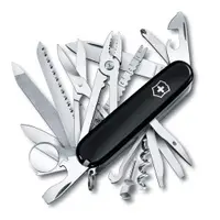 在飛比找ETMall東森購物網優惠-VICTORINOX 瑞士維氏33用冠軍瑞士刀-黑色