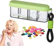 Pill Case | Pill Storage Case | Multi-compartment Medication Container Holder for Tablet Daily Use Trip Vacation Camping Home