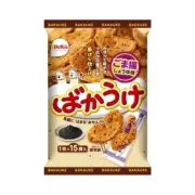 Kuriyama Befco Bakauke Rice Cracker Soy Sauce with Sesame 15PC, JAPAN, US Seller
