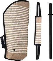 Dog Bite Training Set- Dog Bite Sleeve, Dog Bite Pillow Tug Toy, Dog Training Stick - Professional Dogs Training Equipment for Training, Biting, Interactive, Fetch, K9, Pitbull German Shepherd Puppy