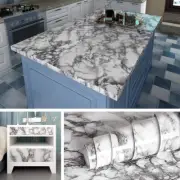 Rollo De Papel Tapiz Decorativo Mármol Autoadhesivo Para Sala Cocina Habitacion