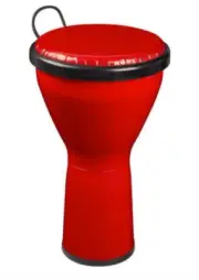 Mano Percussion MPC02B 8” Pre-Tuned Djembe - Red