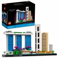 在飛比找momo購物網優惠-【LEGO 樂高】建築系列 21057 新加坡(模型 金沙酒