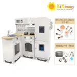 【KIKIMMY】加大版歐式木製大型聲光廚房玩具組+LINE FRIENDS配件9件組(附配件11件)